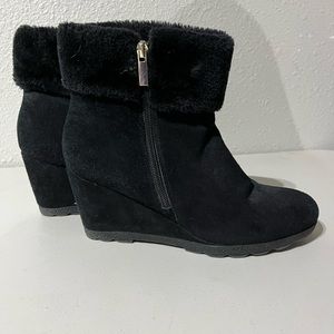 Alfani black booties sz 8